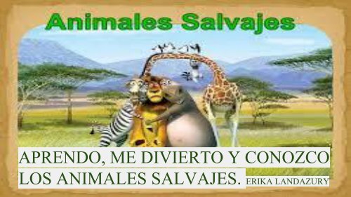 animales salvajes erika landazury