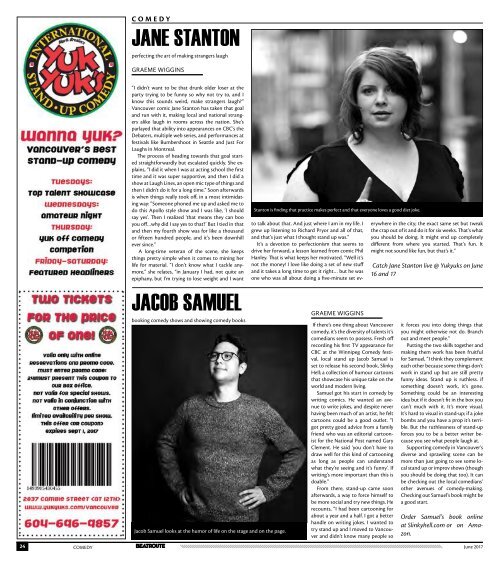 Beatroute Magazine - BC - Print E-Edition - June 2017