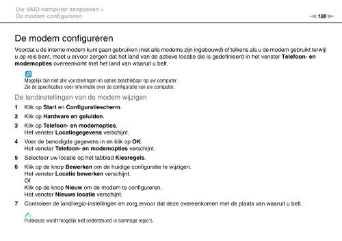 Sony VGN-CS31SR - VGN-CS31SR Mode d'emploi N&eacute;erlandais