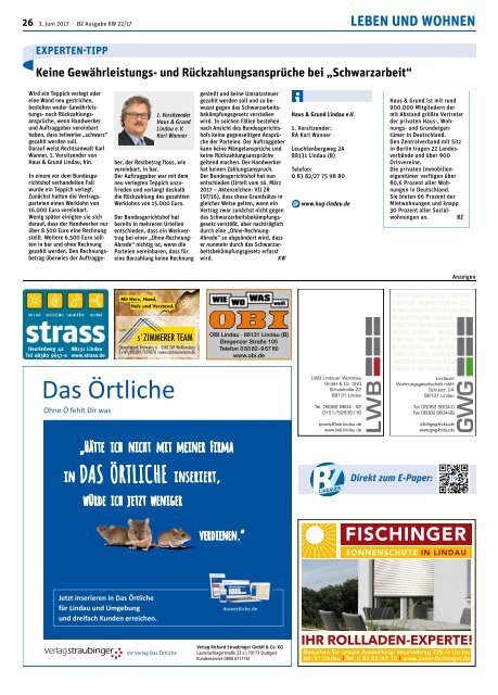 03.06.2017 Lindauer Bürgerzeitung