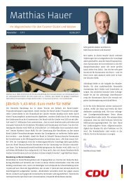 Newsletter 2017-07 Matthias Hauer MdB