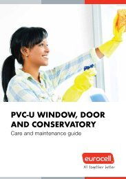 UPVC window and door maintenance brochure