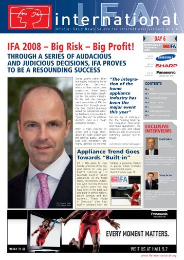 Day 6 - IFA International