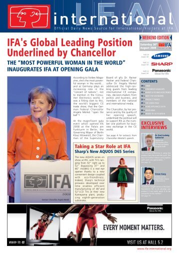 Week-end Edition - Day 2 & Day 3 - IFA International