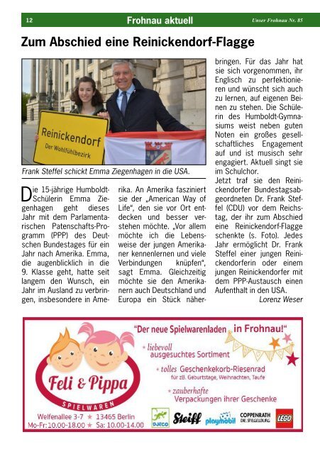 Unser Frohnau 85 (Juni 2017)