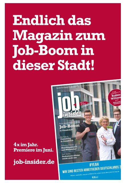 INSIDER Osnabrück // Juni 2017 // No. 407