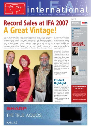 Day 6 - IFA International