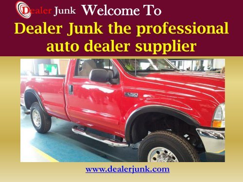 Automotive Dealer Supplies