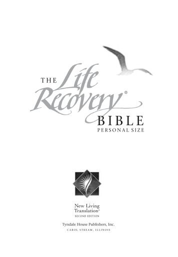 The Life Recovery Bible, personal size - Tyndale House Publishers