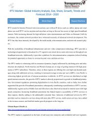 IPTV Market - Global Industry Analysis, Size, Share, Growth, Trends and Forecast 2014 - 2020