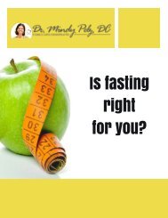 San Jose Chiropractors : Is fasting right for you?