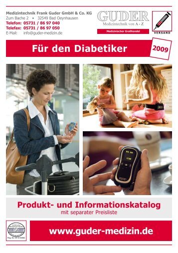 Für den Diabetiker - Medizintechnik Frank Guder GmbH & Co. KG