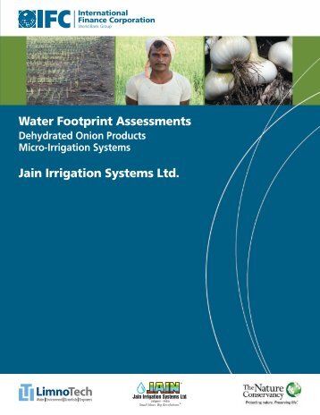 Water Footprint Assessments Jain Irrigation Systems Ltd.