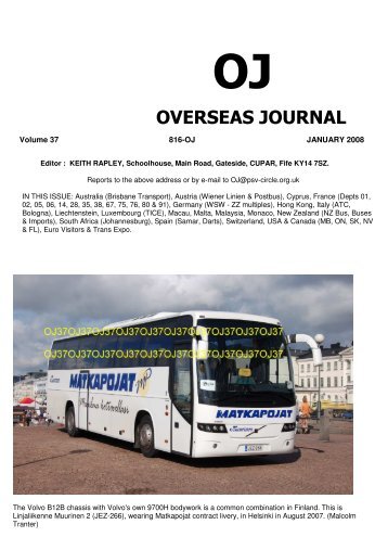 oj overseas journal - The PSV Circle Website