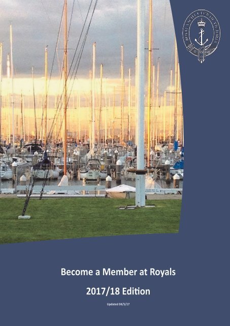 RYCV Membership Brochure 2017-2018