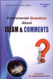 Controversial Questions about Islam