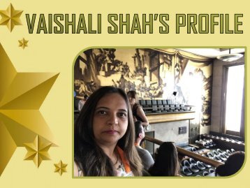 Know about Shrivedant Foundation- Founded by Vaishali Shah