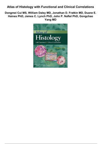 atlas of histology with functional and clinical correlations