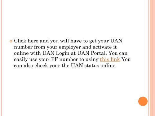 Steps to Check UAN Status and its Activation