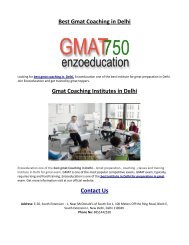 Best Gmat Coaching in Delhi