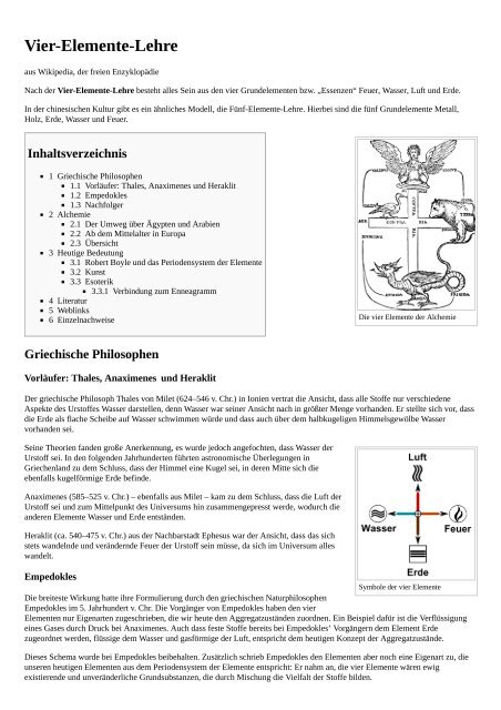 Vier-Elemente-Lehre