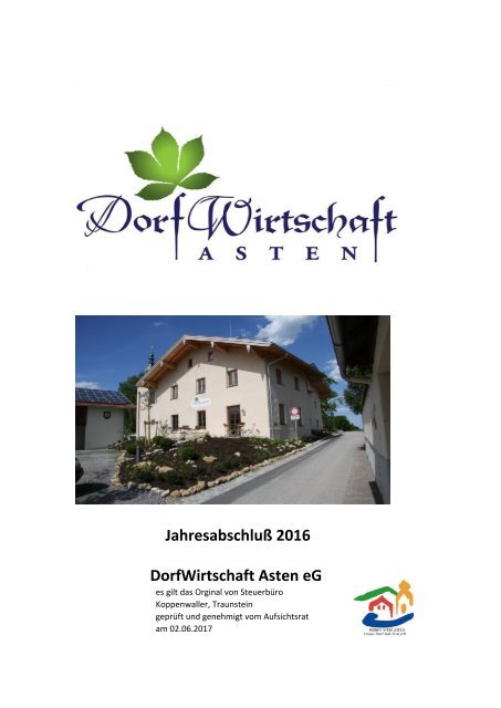 Jahresabschluß 2016