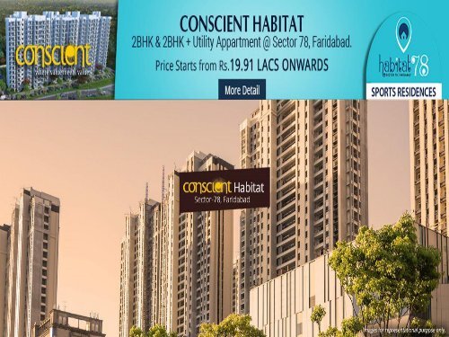 Conscient HABITAT 78  Flats in Faridabad Haryana Government Affordable Flats