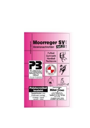 Shop Teamsport und Freizeitmode £L°41** 156 07 ... - Moorreger SV