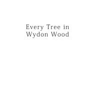 every tree in wydon wood 2