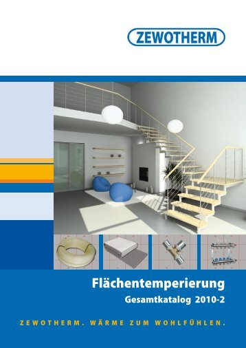 Flächentemperierung