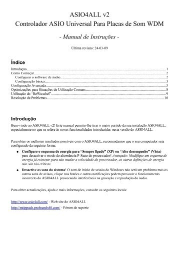 ASIO4ALL v2 Instruction Manual_pt