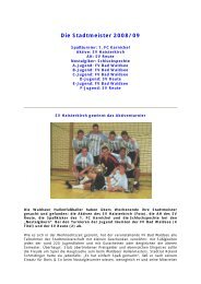 Die Stadtmeister 2008/09 - FV Bad Waldsee