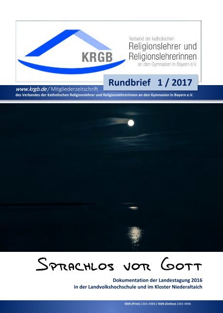 KRGB Rundbrief 2017 / 1