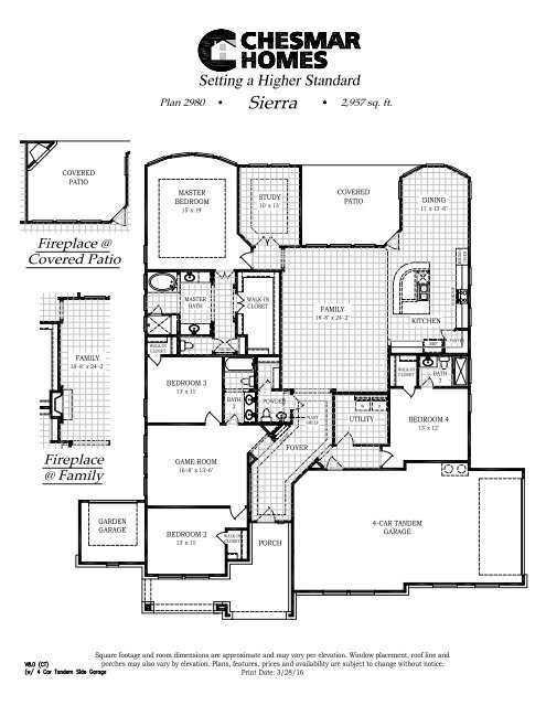 Chesmar Homes at Copper Ridge Community Brochure 