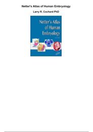 netters atlas of human embryology