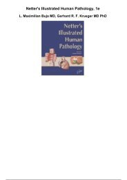 netters illustrated human pathology 1e