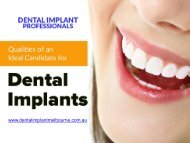 4 Qualities of a Good Dental Implant Candidate