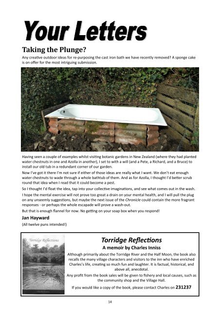 Sheepwash Chronicle Summer 2017