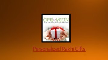 Personalized Rakhi Gifts