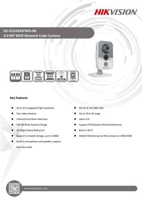 DS-2CD2442FWD-IW (2.8mm,4mm)