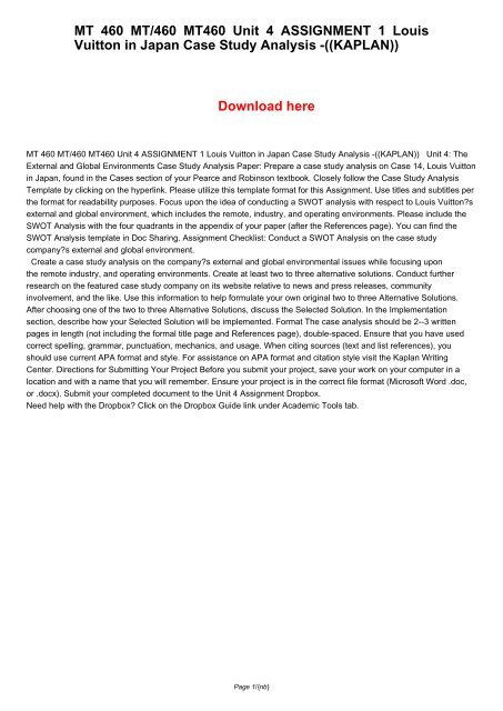 Louis Vuitton In Japan Case Study Analysis – JRHVHZ