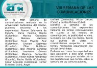 semana de la comunicaciones