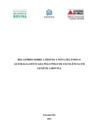 relatório sobre a missão a nova zelândia e austrália efetuada pelo ...