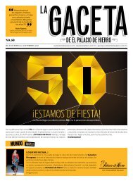 50 - La Gaceta de El Palacio de Hierro