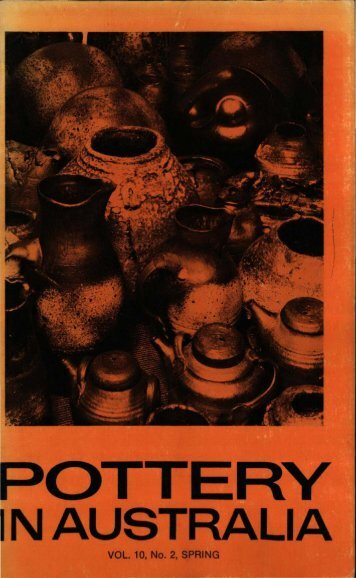 Pottery In Australia Vol 10 No 2 Spring 1971
