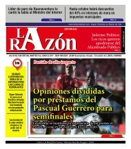 Diario La Razón martes 6 de junio de 2017