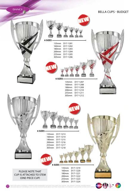 2017 Some Really Different Dance Trophies