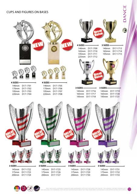 2017 Some Really Different Dance Trophies