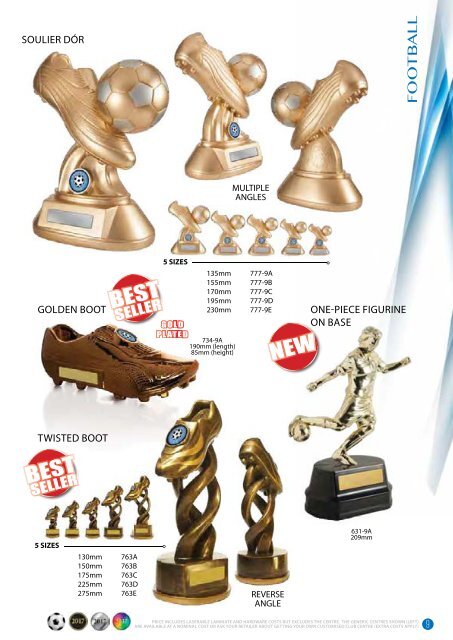 2017 Some Really Different Football Trophies