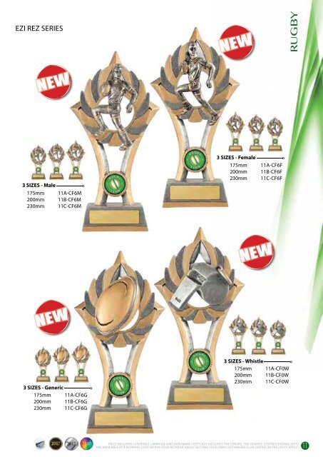 2017 Some Really Different Rugby Trophies